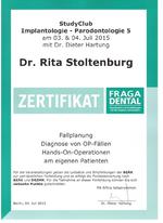 Dr Stoltenburg - Ästhetische Implantologie und Zahnmedizin in Berlin - Fraga Dental Studyclub 2015/07